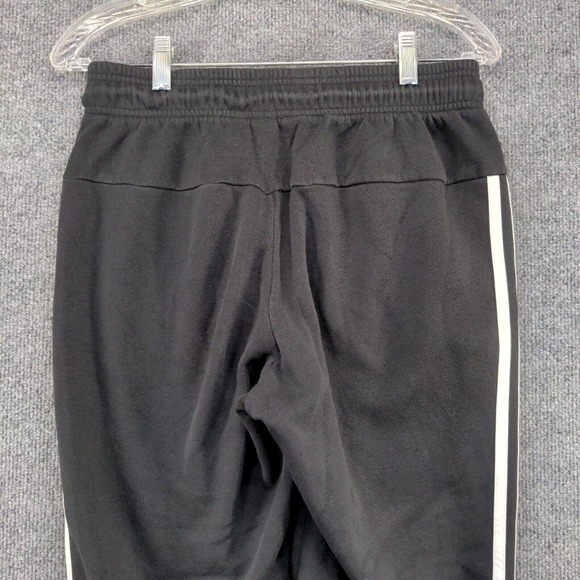 Adidas Men's Jogger Pants Black Small Drawstring Waistband Tapered Leg - Picture 3 of 13